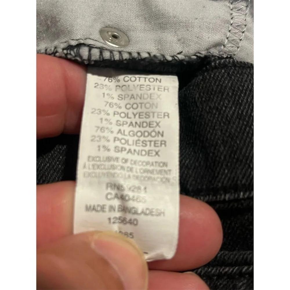The Children's Place Girls Black Skinny Stretch Jeans Size 10